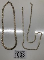 Two 9ct Gold Chains (8.18g)