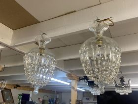 A good pair of hall chandeliers