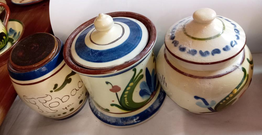 6 Torquay pottery tobacco jars - Image 2 of 3