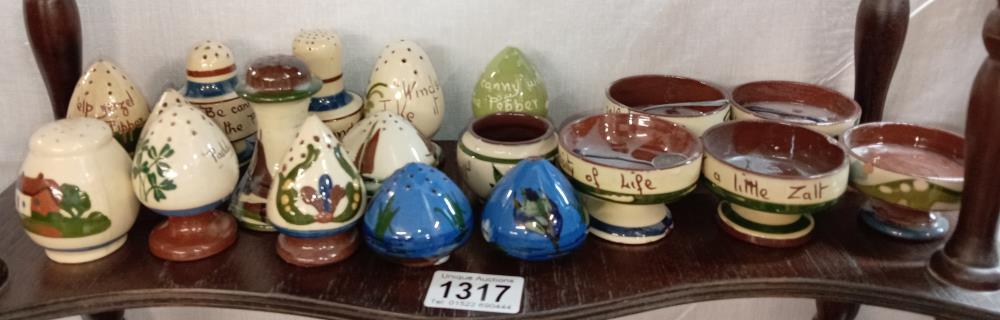 A good selection of Torquay pottery cruets - Image 3 of 3