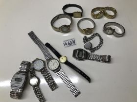 A box of watches, including Gino Polli, Sekonda & Grovana