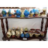 A good selection of Torquay pottery cruets