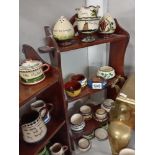 20+ Pieces of Torquay ware including salt pots & small dishes