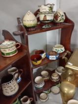 20+ Pieces of Torquay ware including salt pots & small dishes