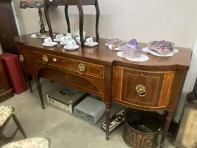 A large Inlaid sideboard