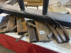 6 vintage wood planes