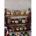 20 Pieces of small Torquay ware including preserve pots & jugs