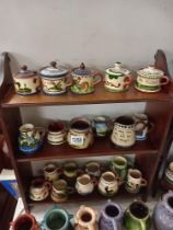 20 Pieces of small Torquay ware including preserve pots & jugs