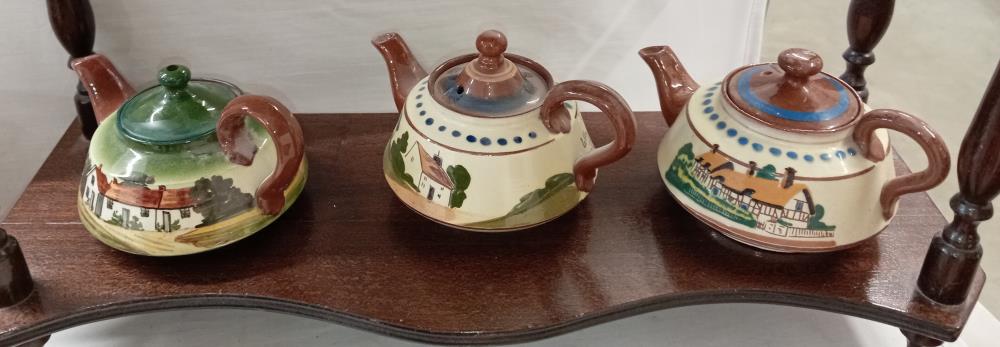 9 Torquay ware teapots including Penzance - Image 4 of 4