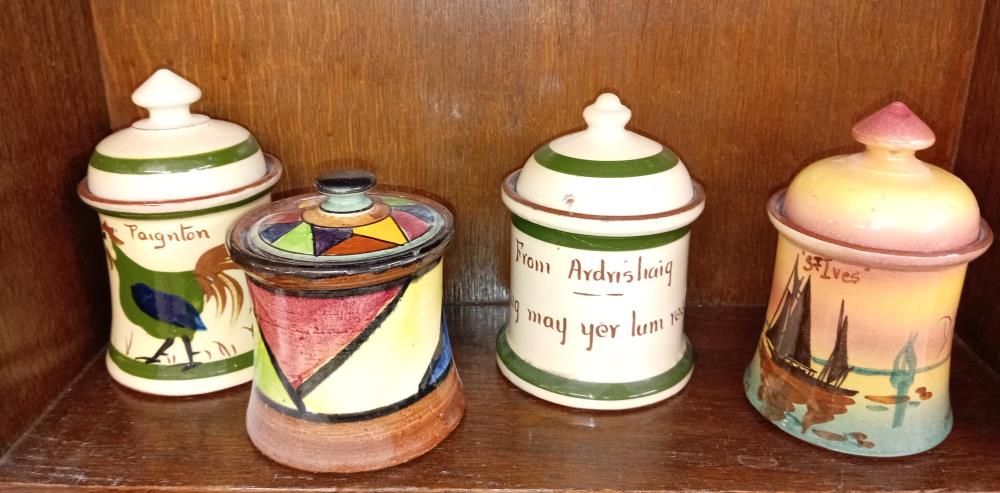 7 Torquay ware tobacco jar/ jam pots - Bild 3 aus 3