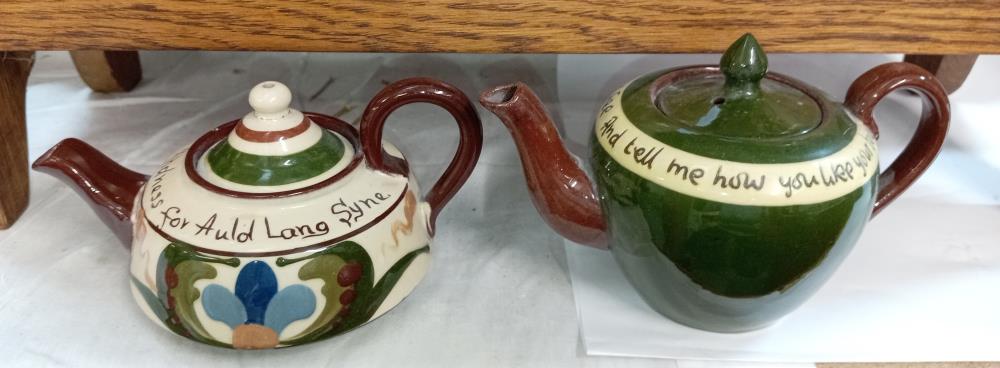 5 Torquay pottery teapots - Bild 3 aus 3
