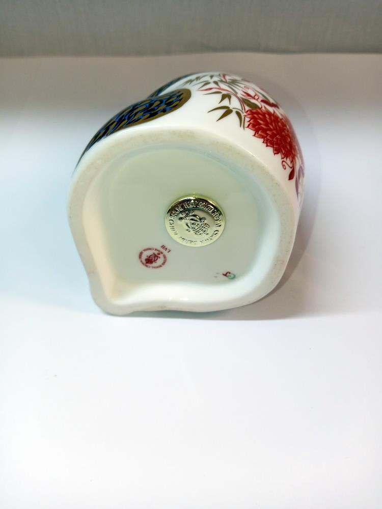 A Royal Crown Derby Panda with silver stopper - Image 3 of 3