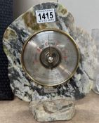 A Granite framed barometer.