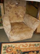 A good mid 20th century child's armchair. COLLECT ONLY.