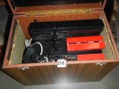 A mid 20th century Praktica 150 projector complete with slides. COLLECT ONLY