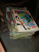 A collection of Match football magazines.