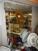 A good late 20th century Gypsy style mirror, COLLECT ONLY.