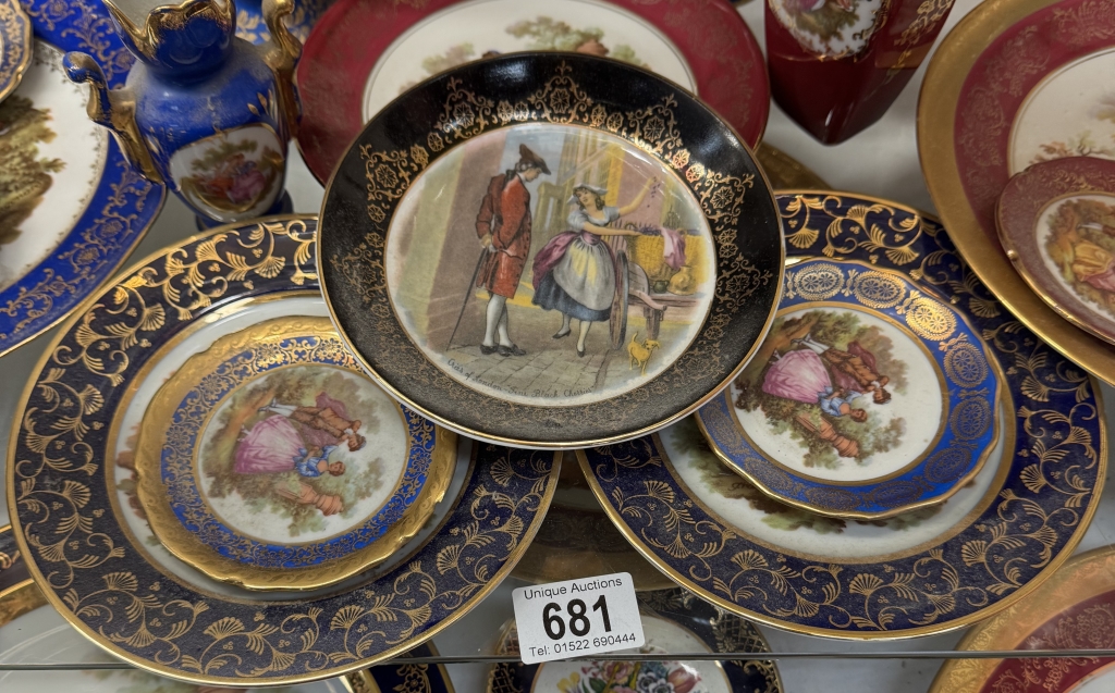 A good lot of Meissen Limoges & plates etc. - Image 4 of 5