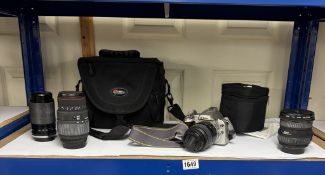 A Nikon D40 camera & accessories