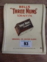 Bell's Three Nuns Tobacco ceramic change tray. { 5cm H X 17cm W X 20cm D }.