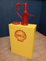 Shell oil advertising pump {H 130cm x W 58cm x D 25cm }.