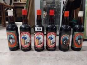 Six Bottles of Fine Old Sea Dog Jamaican Rum.