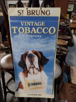 Vintage Tobacco 1995 calendar. {67 cm H x 33 cm W].