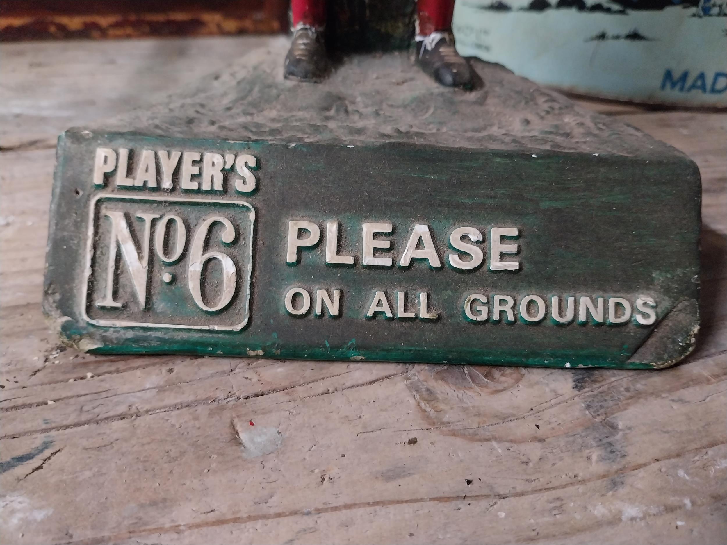 Player's Please No 6 Galway GAA player advertising figure. {25 cm H x 15 cm W x 11 cm D}. - Image 4 of 5