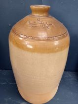 Fred Hoey Belfast stoneware advertising jar {H 60cm x Dia 30cm}.
