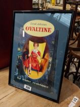 Drink Delicious Ovaltine for Winter Resistance showcard. {44 cm H x 33 cm W}.