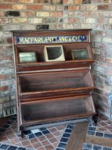 Macfarlane, Lang & Co Ltd Biscuit Cabinet {H 132cm x W 108cm x D 45cm}.