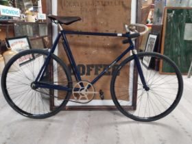 1904 New Hudson Ltd St. George's Works, Birmingham road racer bicycle with Brooks leather seat {