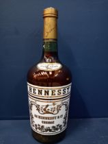 Vintage Hennessy 3L bottle {H 52cm x Dia 18cm }.