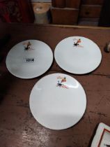Three My Goodness My Guinness ceramic China craft advertising plates. {18 cm Dia.}