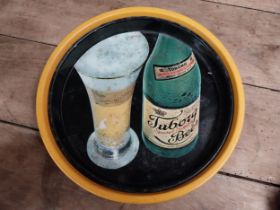 Tuborg Beer and Benson and Hedges tinplate advertising trays.