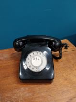 1950's Bakelite telephone. {14 cm H x 26 cm W x 22 cm D} { cm H cm W cm D}.