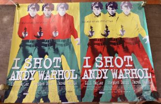 I shot Andy Warhol film poster Thriller/Documentary starring Lili Taylor and Jared Harris {77cm H