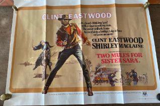 Two Mules For Sister Sara Film Poster( Western/Adventure} Clint Eastwood.