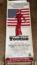 Tootsie Film Poster ( Comedy/Romance starring Dustin Hoffman. {36 cm H x 91 cm W}