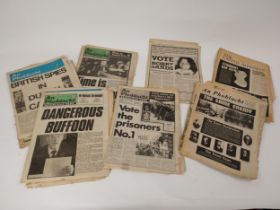 Collection of 1970's and 1980's An Phoblacht papers.