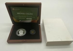 90th. Anniversary Michael Collins 1890-1922 Gold & Silver Two Coin Proof Set in presentation case