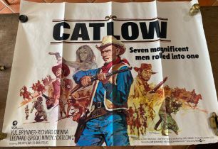 Catlow Film Poster ( Western/ Comedy American Western film {76cm H x 100 cm W}