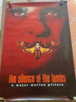 Silence of the Lambs film Poster (double sided)Horror/Crime starring Anthony Hopkins and Jodie