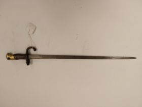 19th. C. French rifle bayonet. {64 cm L}