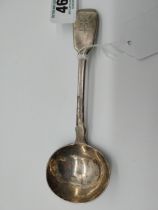 English silver sauce ladle. Hallmarked in London. Maker George Williams Adams. 1850. Wt: 82grms.