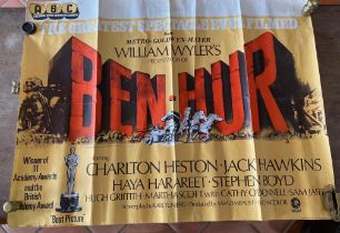 Ben Hur Film Poster( American Adventure/Action starring Charlton Heston, Haya Harareet and Jack