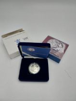 2001 Silver Proof Victorian Anniversary Crown in presentation case and with certificate of
