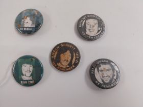 1980's Hunger Strike badges - Kieran Doherty, Raymond McCreesh, Patsy McDonald etc.