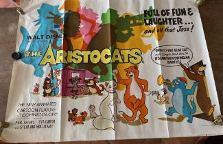 The Aristocats Film Poster Comedy/Musical Disney Movie starring Phil Harris & Eva Gabor