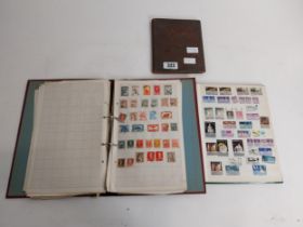 Three Stamp Albums world stamps - S. America and Africa, British, Canadian and Irish stamps Album